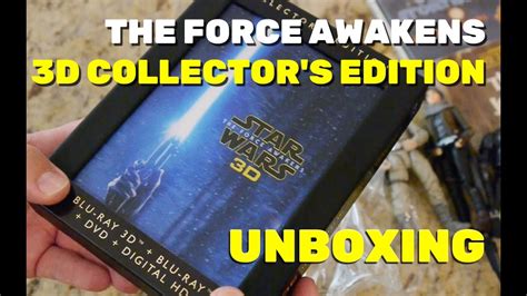 Star Wars The Force Awakens 3D Blu Ray Collector S Edition Unboxing