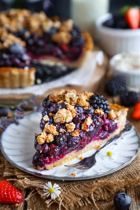 Kruimeltaart Met Bosvruchten Glutenvrij En Vegan Marike Bol