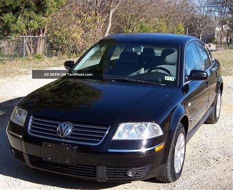 2002 Volkswagen Passat Gls 1 8t Sedan