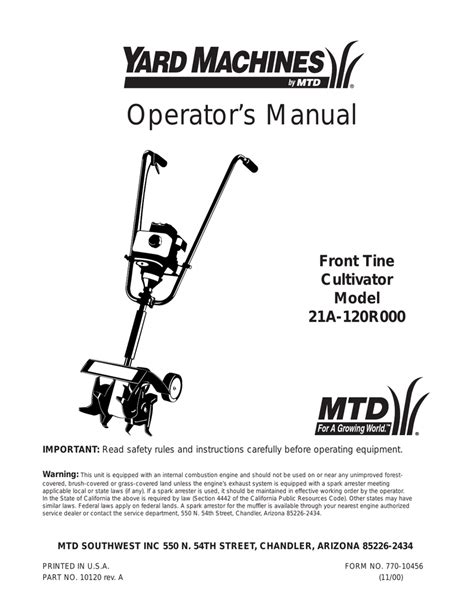 Yard Machine 31cc Tiller Parts Diagram - Wiring Diagram