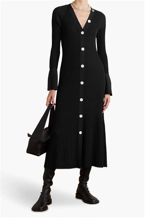 PROENZA SCHOULER Ribbed Knit Midi Dress THE OUTNET