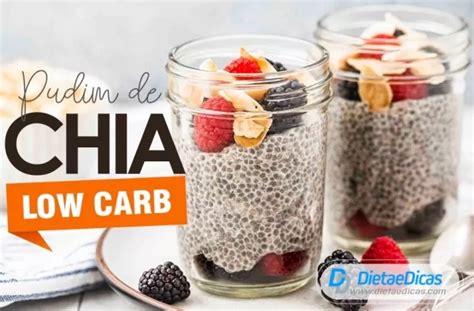 Receita De Pudim De Chia Low Carb