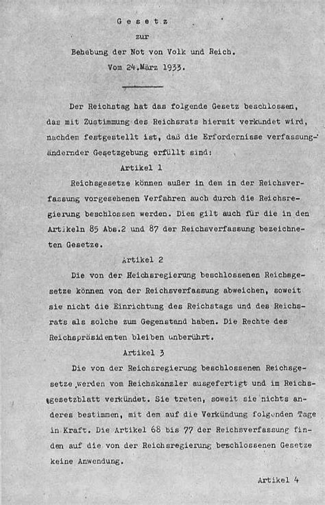 Textdatei Bilddatei Nationalsozialismus Ermächtigungsgesetz 1933