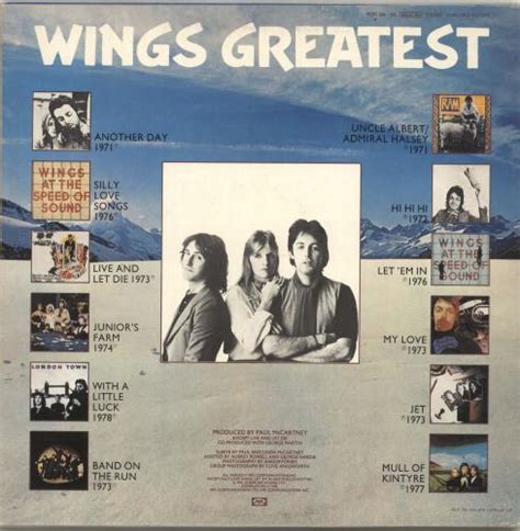 Paul Mccartney And Wings Wings Greatest Poster Uk Vinyl Lp Album Lp