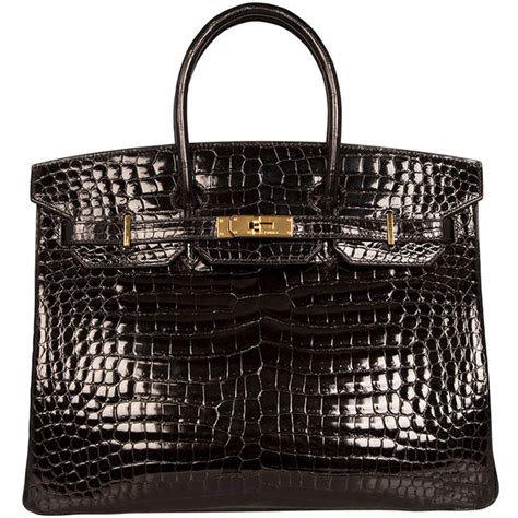 Herm S Cm Black Crocodile Birkin Bag At Stdibs Black Croc Birkin