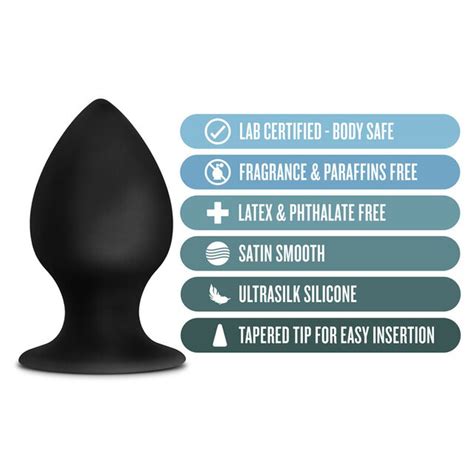 Anal Adventures Platinum Silicone Anal Stout Plug Large Adulttoystore