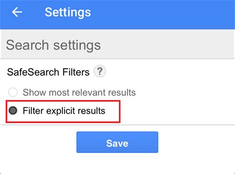 How To Restrict Inappropriate Results On Google