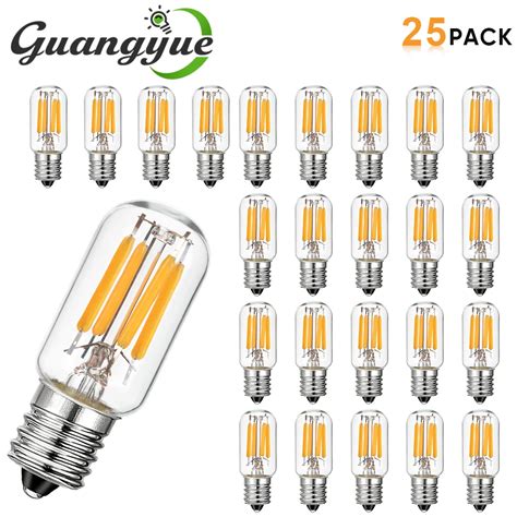 T20 Tubular Night Bulb 2W E14 E12 LED Filament Bulbs 220V 110V Clear