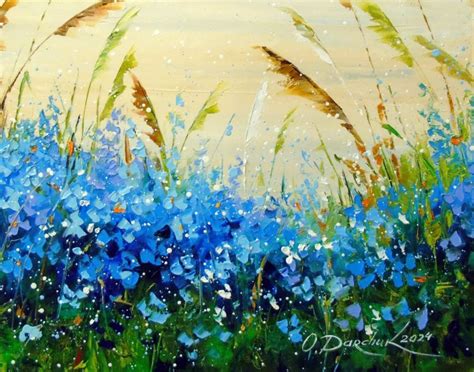 Nature S Harmony Sea Bloom Painting By Olha Darchuk