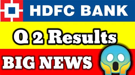 Hdfc Bank Q 2 Result 🔴 Hdfc Bank Share Price Target 🔴hdfc Bank Result