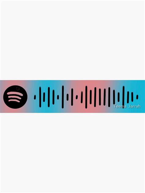 Harry Styles Fine Line Spotify Code Sticker By Teema22 Redbubble