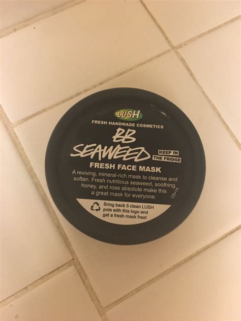 Take Try Or Toss Lush BB Seaweed Fresh Face Mask Journey Of The Woo