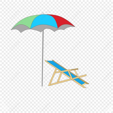 Color Beach Umbrella Clip Artcolorful Beachumbrellasvacation Png