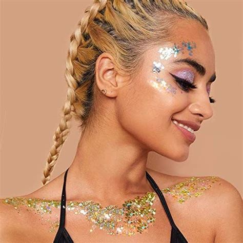 Chunky Glitter Makeup