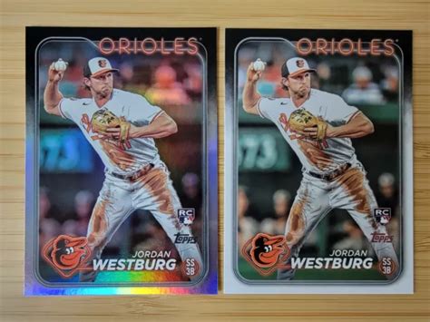 2024 TOPPS SERIES 1 JORDAN WESTBURG Rookie Rainbow Foil RC 66