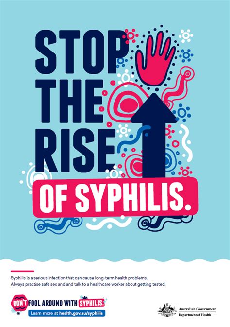 Stop The Rise Of Syphilis Poster Don T Fool Around With Syphilis Australian Government