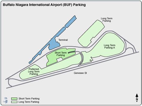 Buffalo Niagara Airport Parking | BUF Airport Long Term Parking Rates & Map