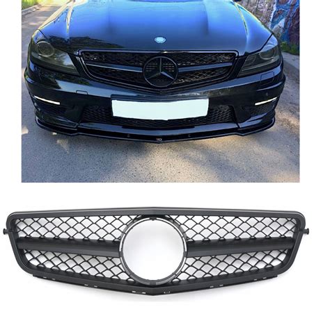 Atrapa Grill Mercedes C W C Amg Czarny Mat A Za Z Z