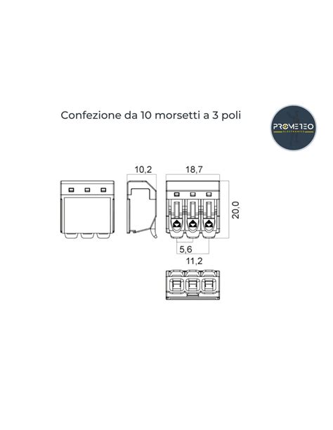 Morsetti Elettrici Degson Connettore Rapido Serrafilo 32A 450V