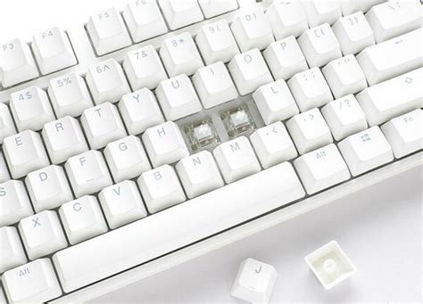 Ducky Channel One Tkl White Cherry Mx Speed Silver Azerty