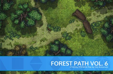 Forest Path Vol 6 Dandd Map For Roll20 And Tabletop Dice Grimorium