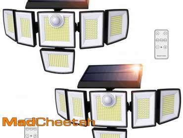 Madcheetah Imaihom Solar Outdoor Lights With