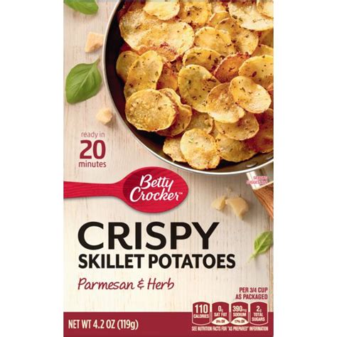 Betty Crocker Crispy Skillet Potatoes Parmesan And Herb Obx Grocery Delivery Seafood Boil And More