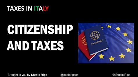 Citizenship And Tax Domicile What Is The Difference Youtube