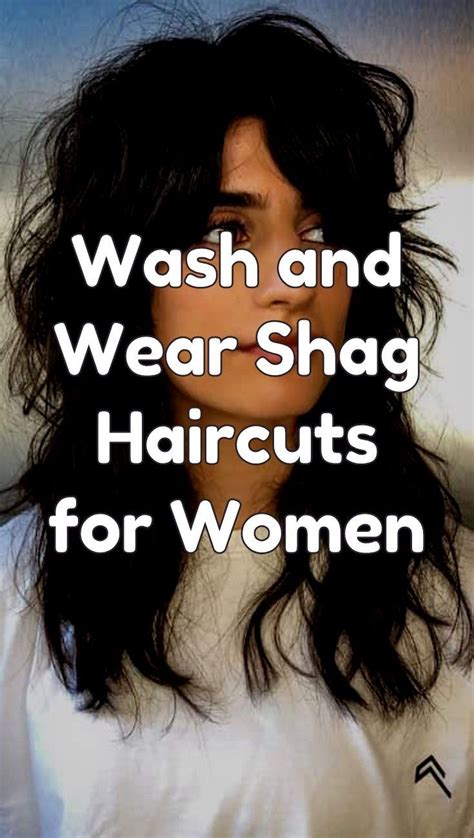 10 Best Wash And Wear Haircuts For Women Shaggy Long Hair Shag