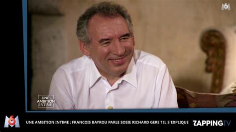 Une ambition intime François Bayrou sosie de Richard Gere Il s