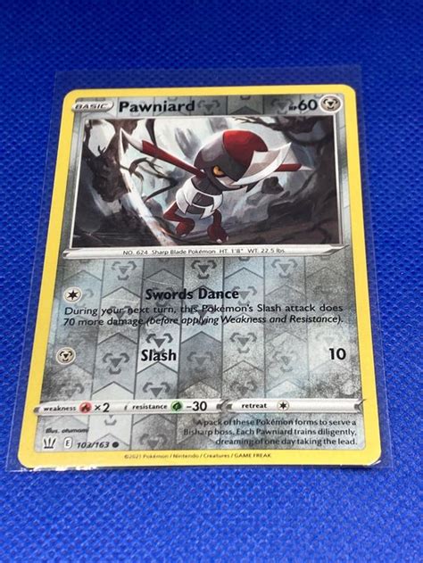 Pokemon Battle Style Pawniard 103 163 Reverse Holo Kaufen Auf Ricardo