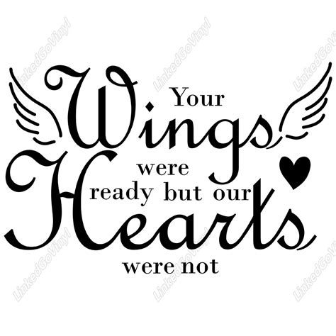 Your Wings Were Ready Svg Cricut