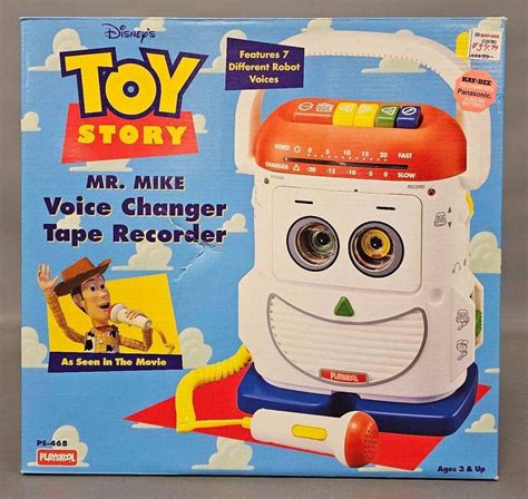 Mint Playskool Toy Story Talking Mr Mike Voice Changer Tape Recorder In