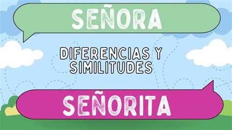 Diferença Entre Senhora E Senhorita - Diferencias entre señora y señorita