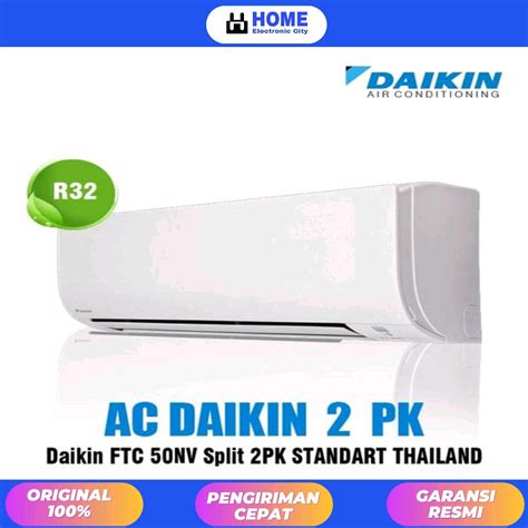 Jual AC DAIKIN 2 PK FTC 50NV14 2 PK THAILAND R32 INDOOR OUTDOOR UNIT