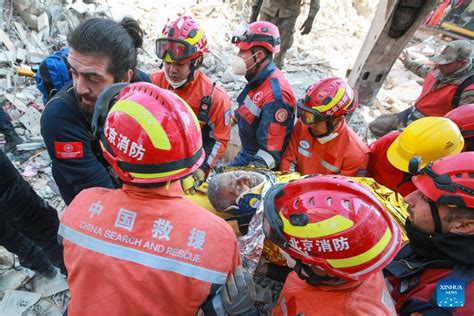 Chinese Rescuers Help Find Another Survivor Hours After T Rkiye