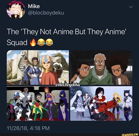 An Image Of Some Anime Characters With Caption That Reads The They Not