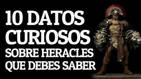 10 DATOS CURIOSOS sobre HERACLES HÉRCULES que DEBES SABER GOD OF