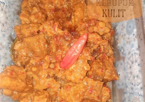 Resep 36 Sambal Krecek Kerupuk Kulit Oleh Dapur🥘kebun Tanpa Lahan🍀🥗