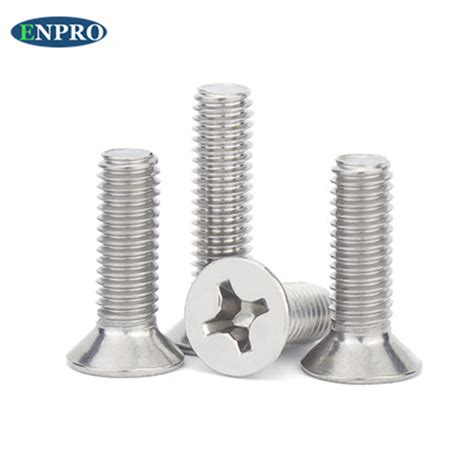 Wholesale Galvanized Metric Cross Recessed Countersunk Head Machine Phillips Screws Screw And