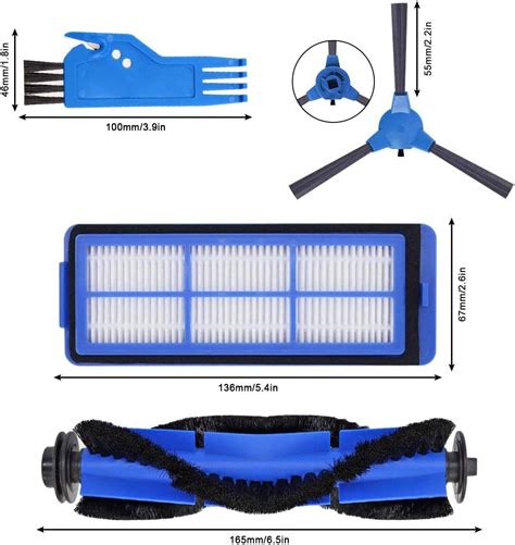 12pcs Zubehör für Eufy RoboVac 11S Max 15C Max 30C Max Staubsauger