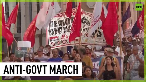 Lima Holds Mass Rally Against Peruvian Government