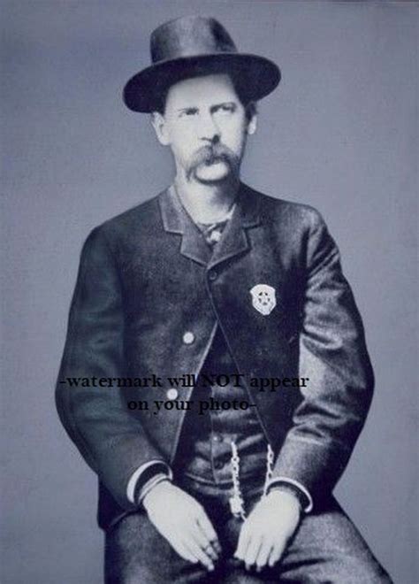 Wyatt Earp Portrait Photo Gunfighter Marshal Sheriff Tombstone Ok