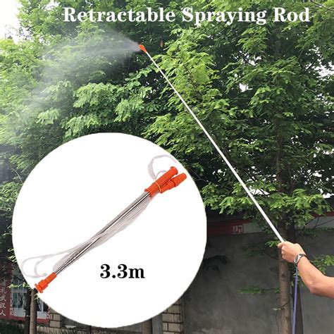 M Retractable Spraying Rod Hand Pressure Sprayer Extension Bar Spray