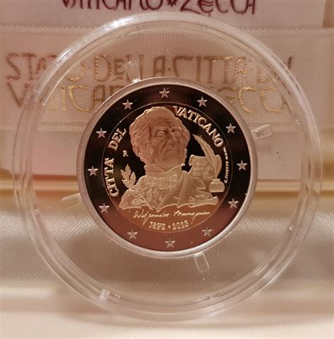 Vatican 2 Euro 2023 Alessandro Manzoni Proof Catawiki