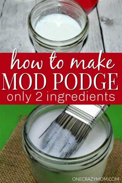 How To Make Homemade Mod Podge Homemade Mod Podge Homemade Mod Podge