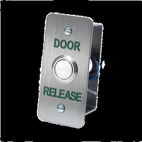 Slimline Exit Button For Architraves With Door Release Legend