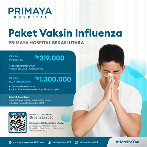 Paket Vaksin Influenza Primaya Hospital Bekasi Utara Primaya Hospital