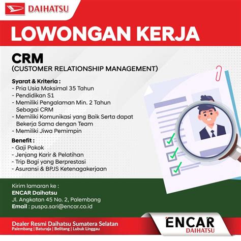 ENCAR DAIHATSU (PT. ENCARTHA INDONESIA - DAIHATSU) on LinkedIn: #karir ...