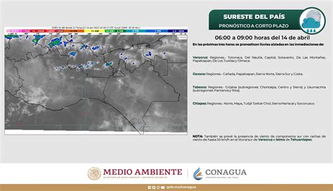 Conagua Clima On Twitter En Las Pr Ximas Tres Horas Se Pronostican